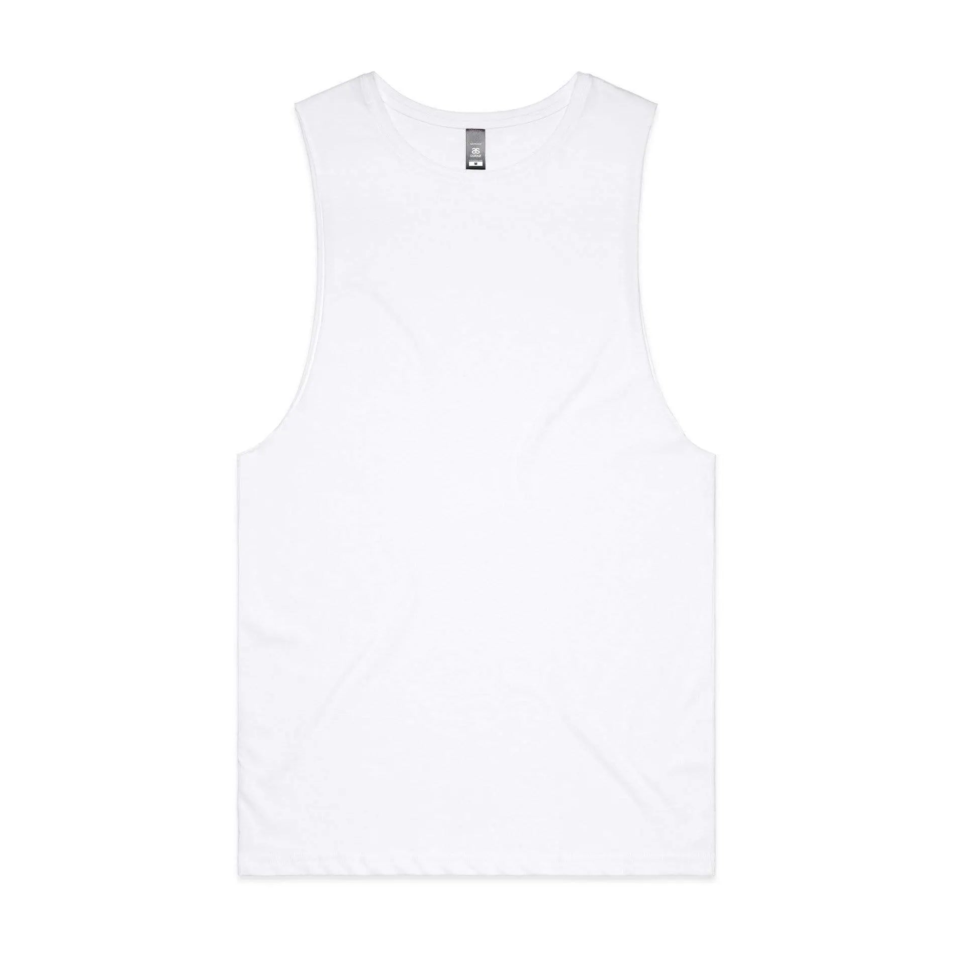 As Colour Men's barnard tank 5025 Casual Wear As Colour WHITE MARLE XSM